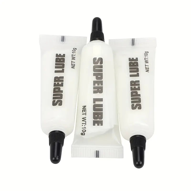 3pc FYSETC 3D Printer Gear Grease - Noise-Reducing Industrial Lubricant Oil for CR10, Ender 5, Ender 3/3 Pro/3V2 Linear Rail Kit, CNC Machine Guide Rails, High-Temperature Resistant, 60g/2.36oz