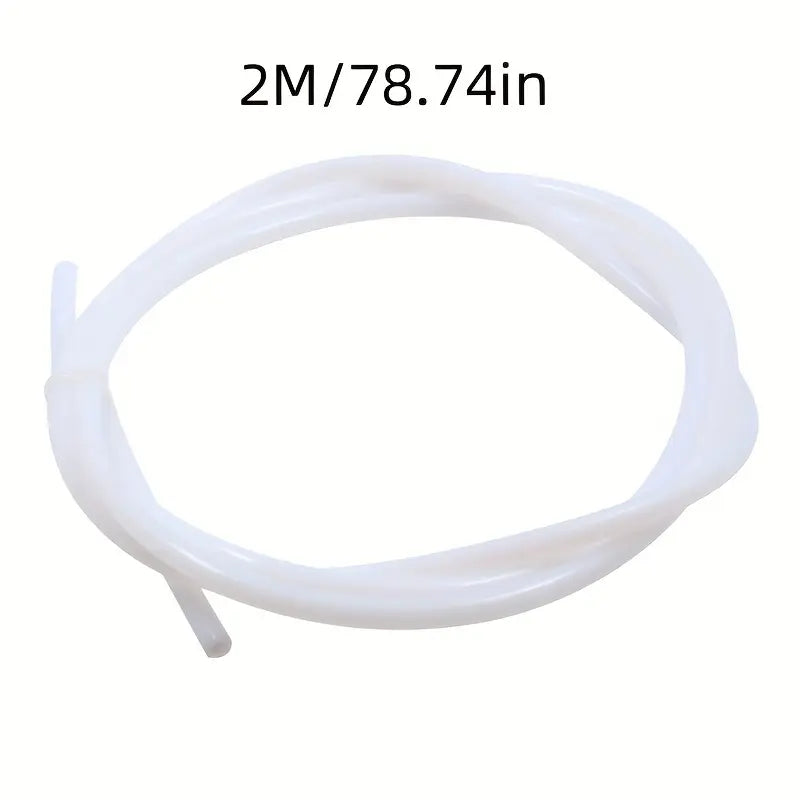 2m/1m PTFE Teflon Tube for 3D Printers - High Temperature Resistant, Durable Plastic
