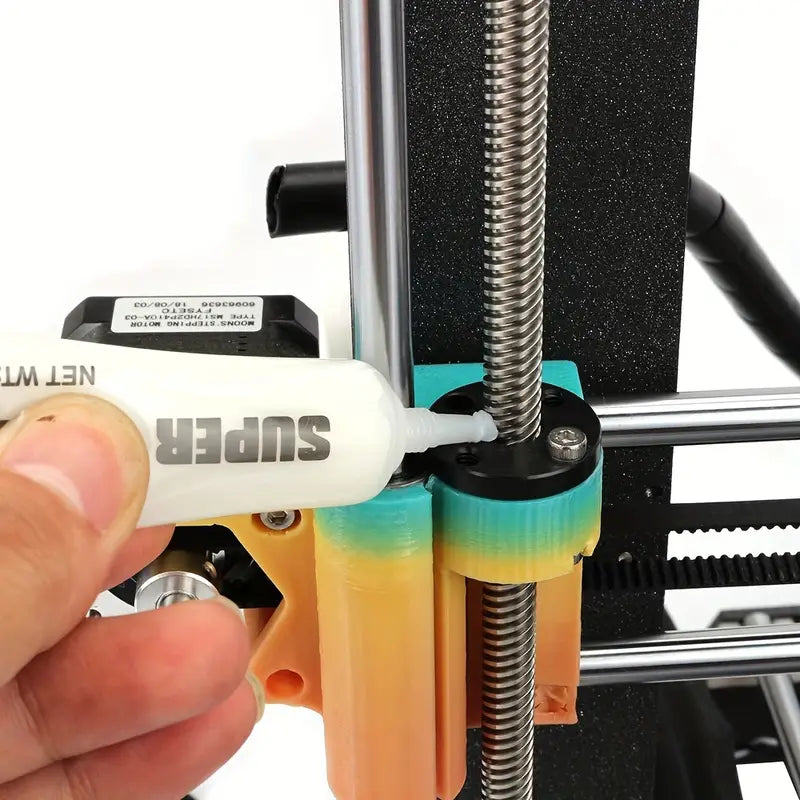 3pc FYSETC 3D Printer Gear Grease - Noise-Reducing Industrial Lubricant Oil for CR10, Ender 5, Ender 3/3 Pro/3V2 Linear Rail Kit, CNC Machine Guide Rails, High-Temperature Resistant, 60g/2.36oz