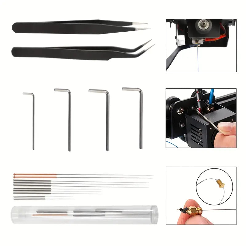 Deburring Tool Kit Engraving Knife Carving Tool DIY 3D Printer Accessories 3D Model File Cutter Scraper Material Removal Tools