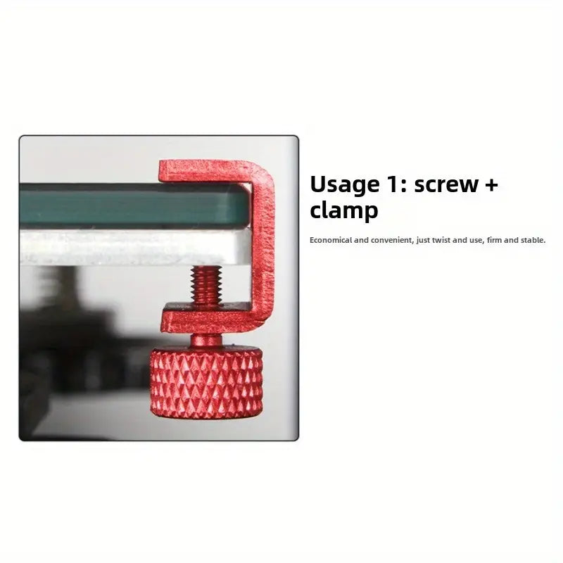 Including a Heated Bed Printing Platform with Glass Clamps That Are Adjustable.