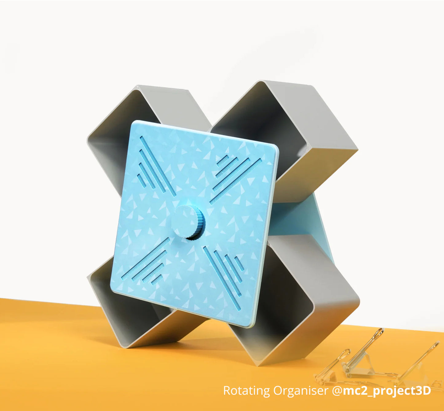 Набор из 4 листов Bambu 3D Effect - для формата A1 mini / тарелка и листы.