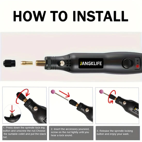 Mini Grinder Rotary Tool Kit 2