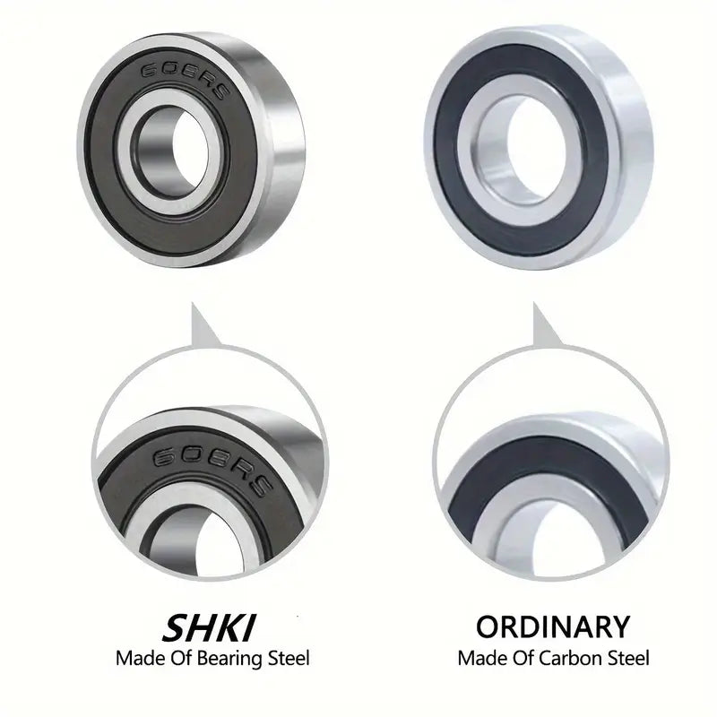 High Performance 608RS Micro Skate Bearings