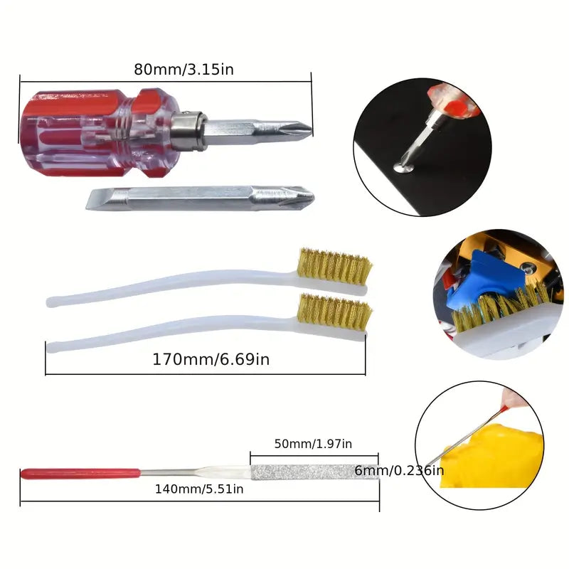 Deburring Tool Kit Engraving Knife Carving Tool DIY 3D Printer Accessories 3D Model File Cutter Scraper Material Removal Tools