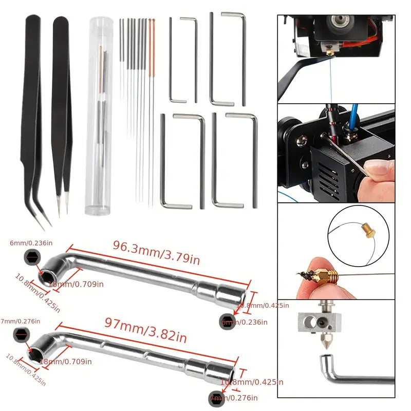 Deburring Tool Kit Engraving Knife Carving Tool DIY 3D Printer Accessories 3D Model File Cutter Scraper Material Removal Tools