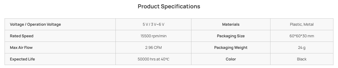 Cooling Fan for Hotend - P1 Series