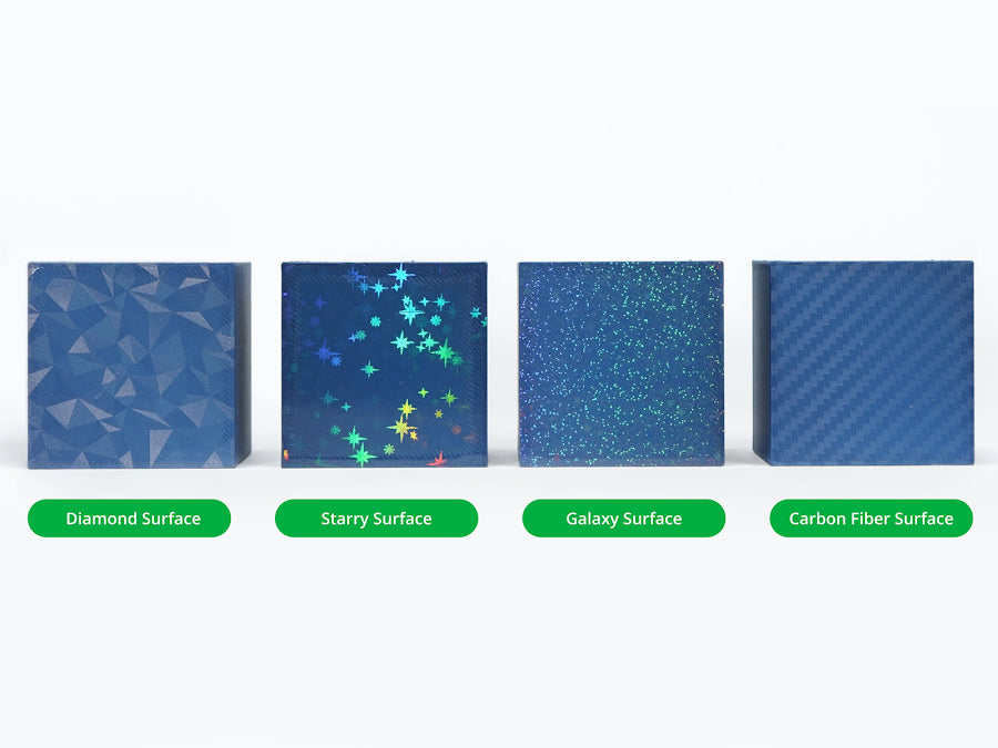 Bambu 3D Effect 4 Sheet - For A1 mini / Plate and Sheets Combo