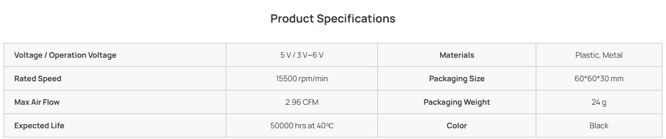 Cooling Fan for Hotend - X1C