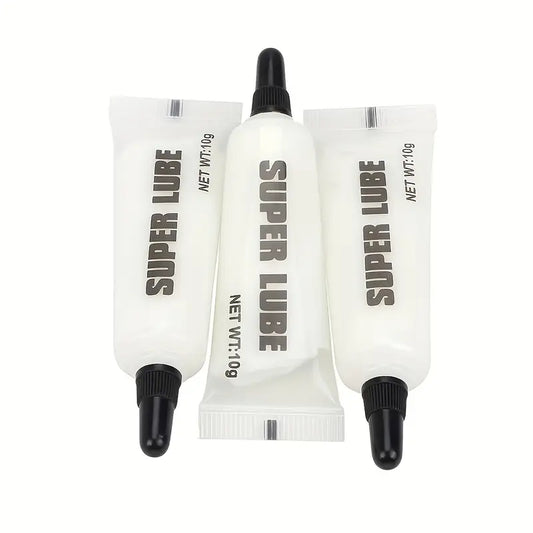 3pc FYSETC 3D Printer Gear Grease - Noise-Reducing Industrial Lubricant Oil for CR10, Ender 5, Ender 3/3 Pro/3V2 Linear Rail Kit, CNC Machine Guide Rails, High-Temperature Resistant, 60g/2.36oz