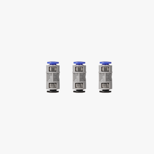 PTFE Tube Coupler - X1 Series and P1 Series / w/o holder
