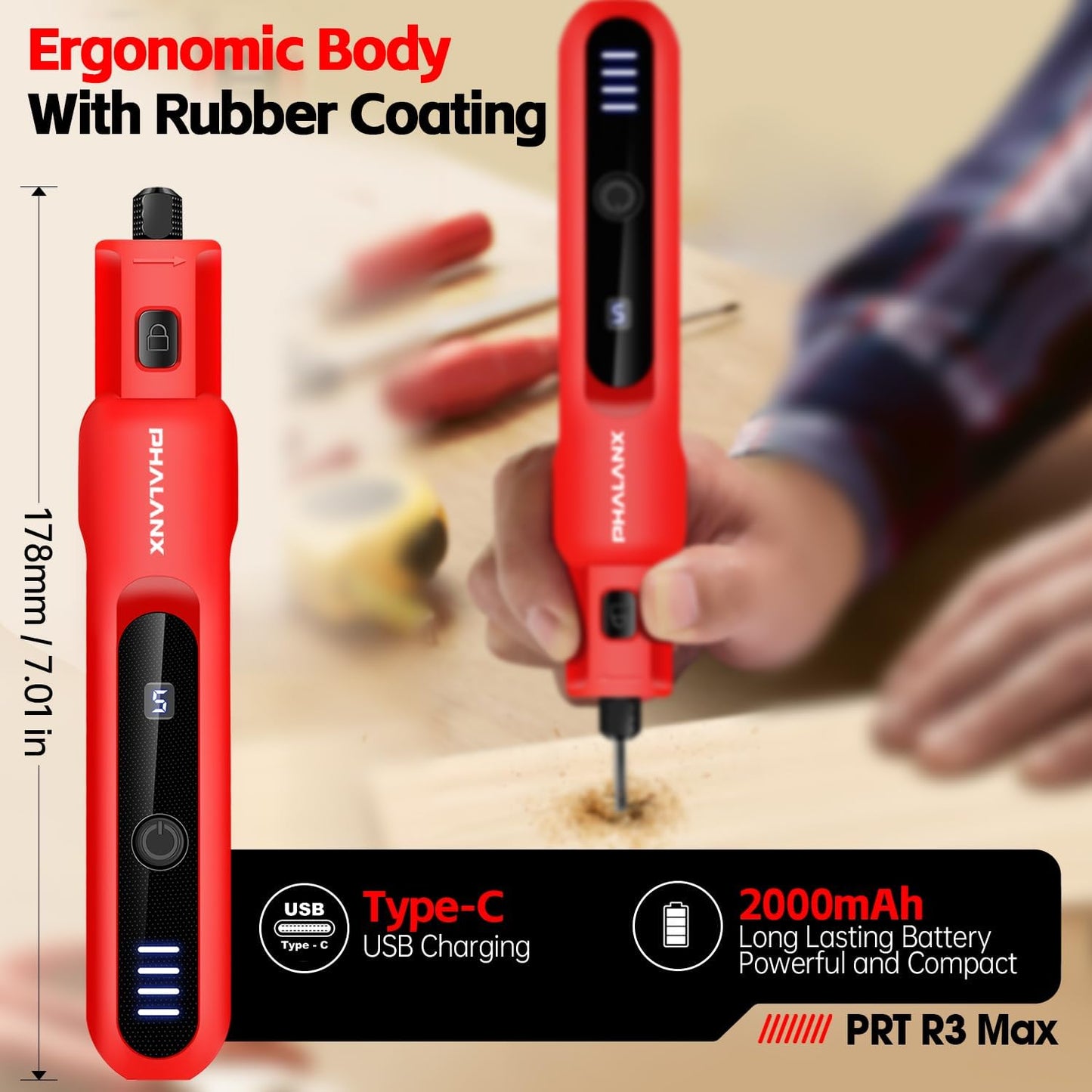Cordless Rotary Tool, 5-Speed