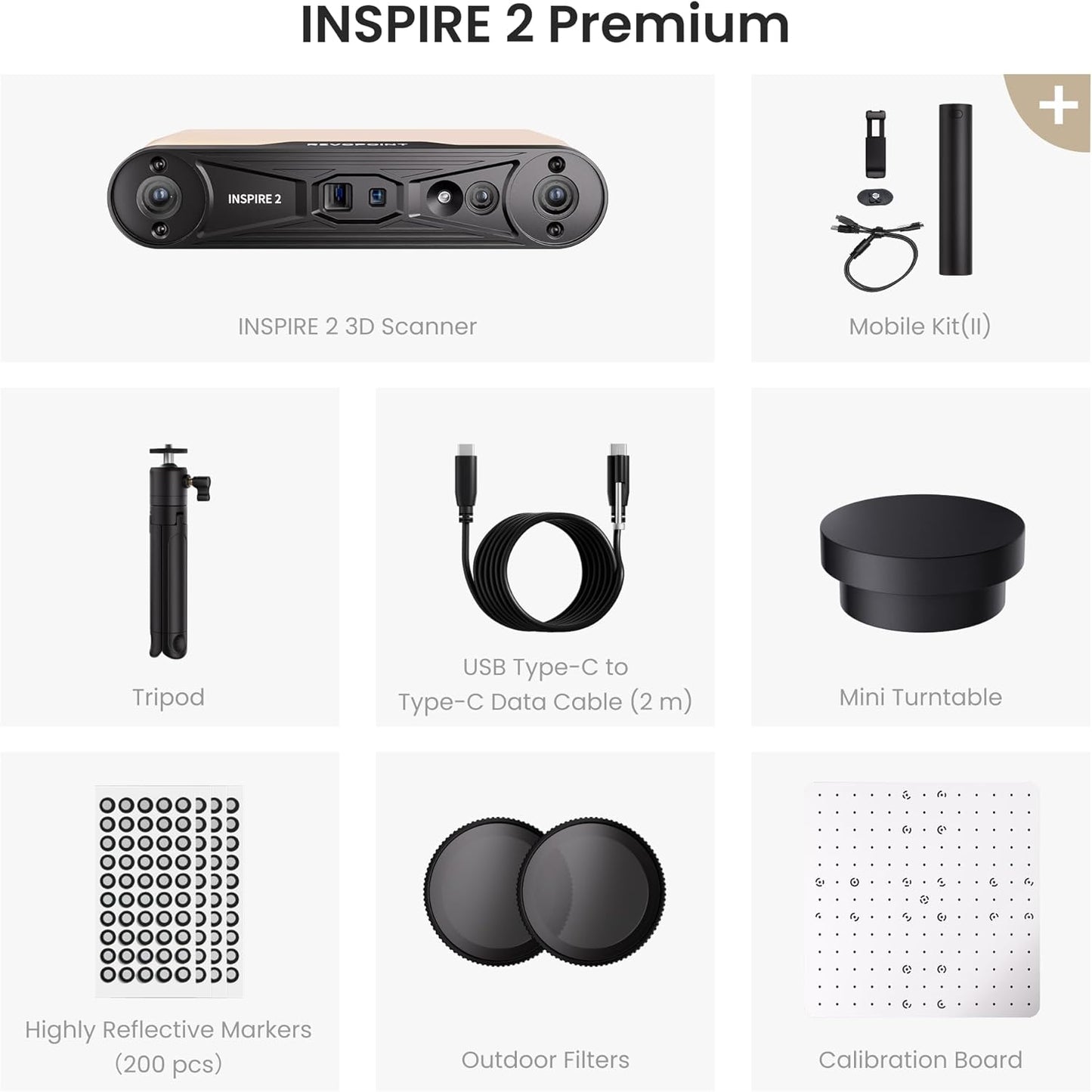 Revopoint INSPIRE 2 Premium 3D Scanner