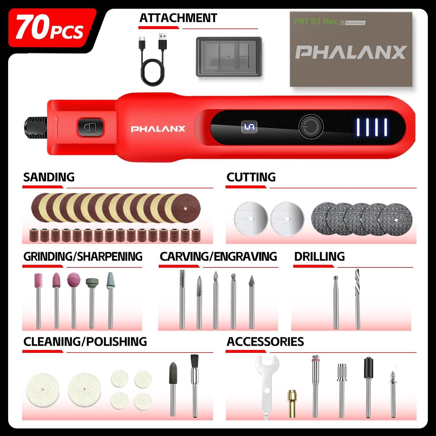 Cordless Rotary Tool, 5-Speed