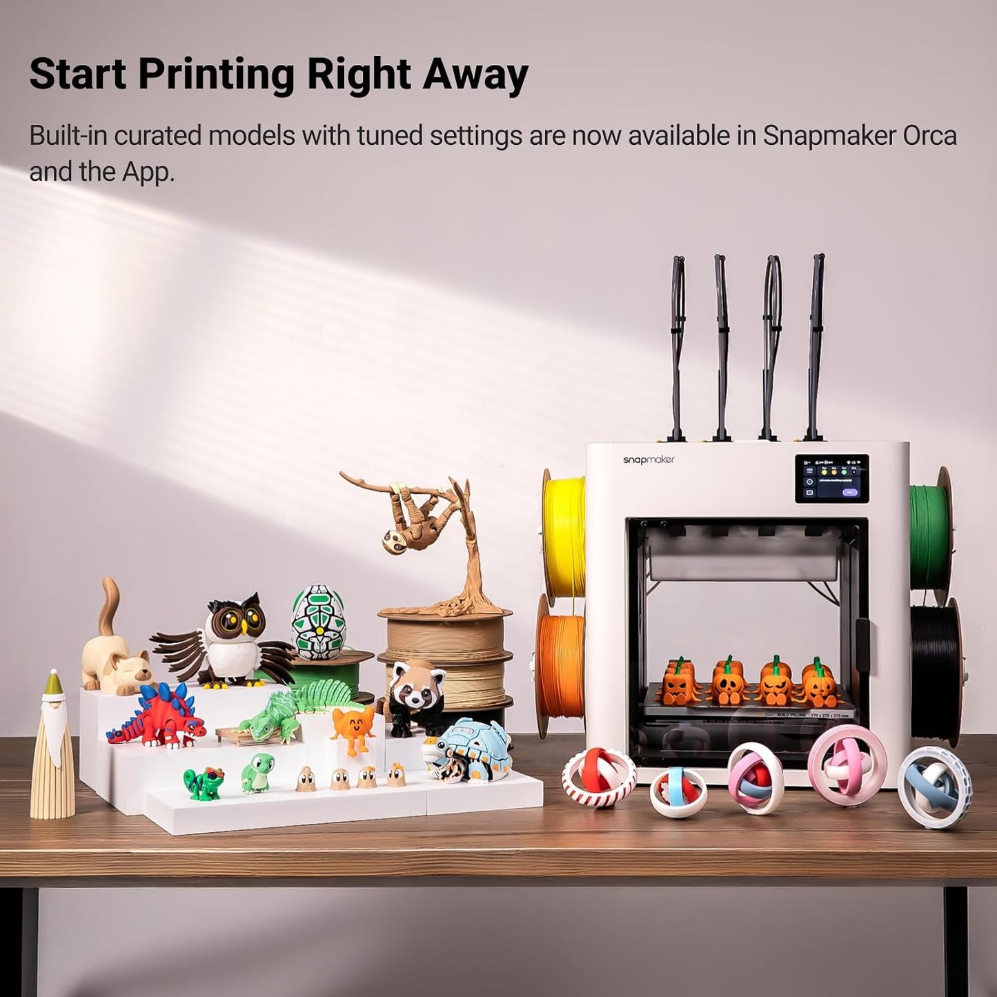 Snapmaker U1 3D Printer Multi Color, 4 Toolhead