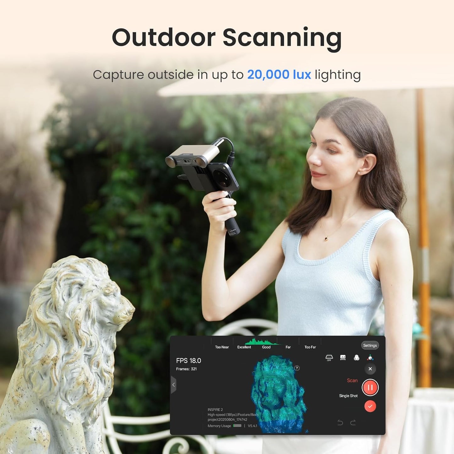 Revopoint INSPIRE 2 Premium 3D Scanner