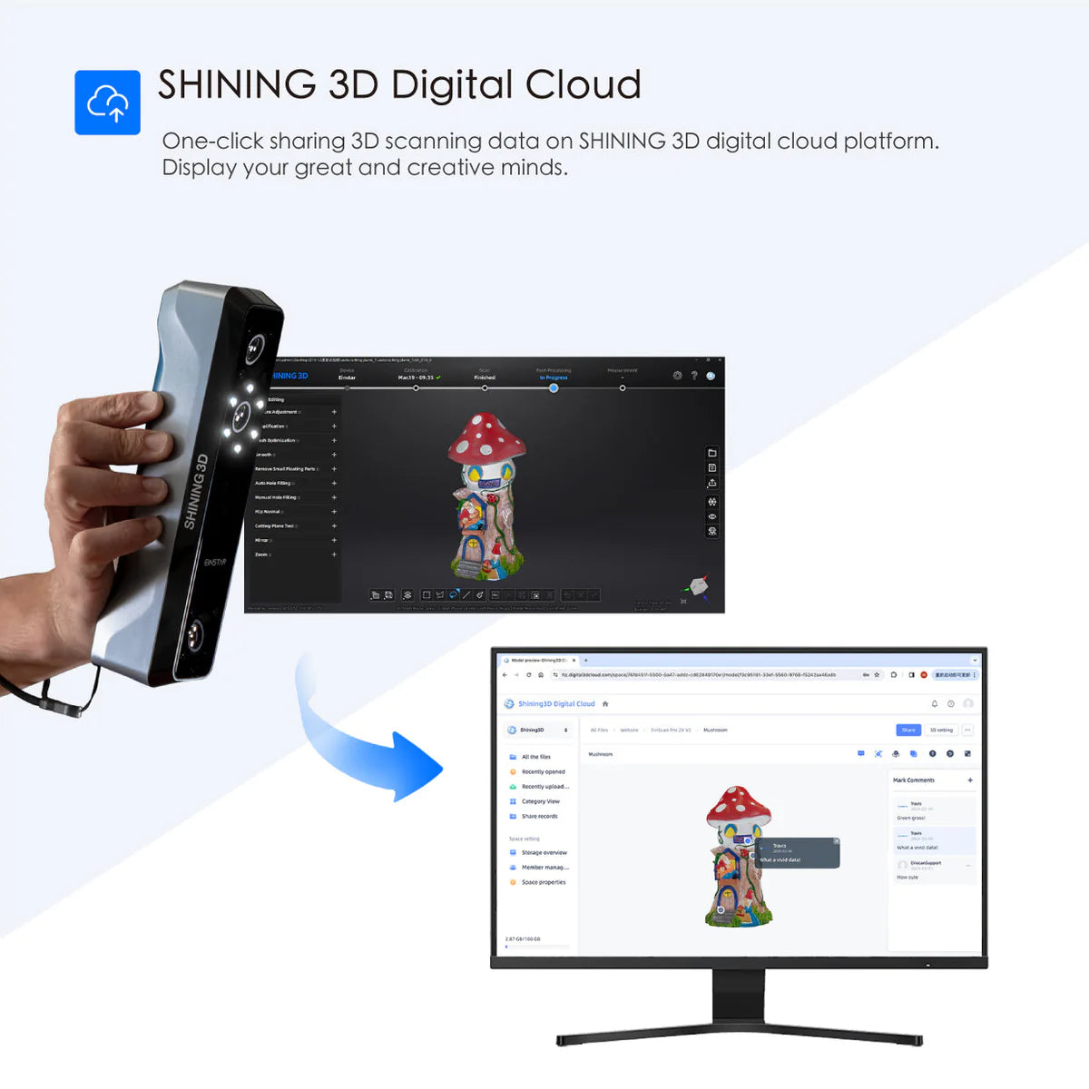Einscan Einstar 3D Scanner