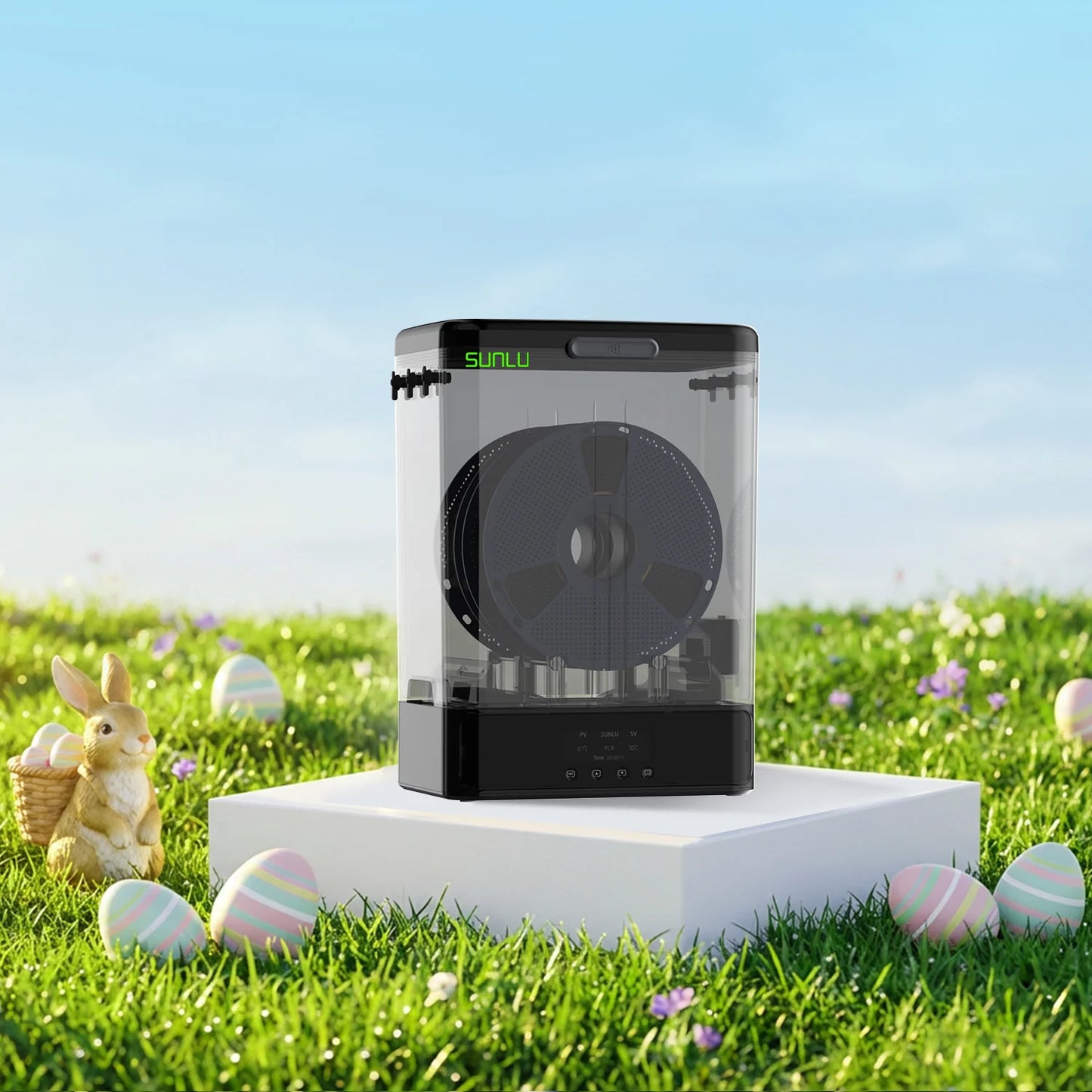 SUNLU SP2, 2-in-1 ფილამენტის საშრობი